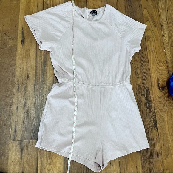 City Chic Layla Sleep Romper Rose Pink XS 14 R - Picture 3 of 6
